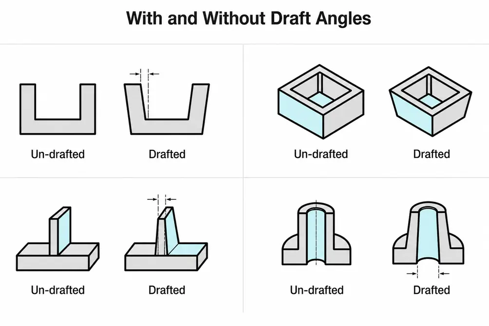 Insufficient Draft Angles