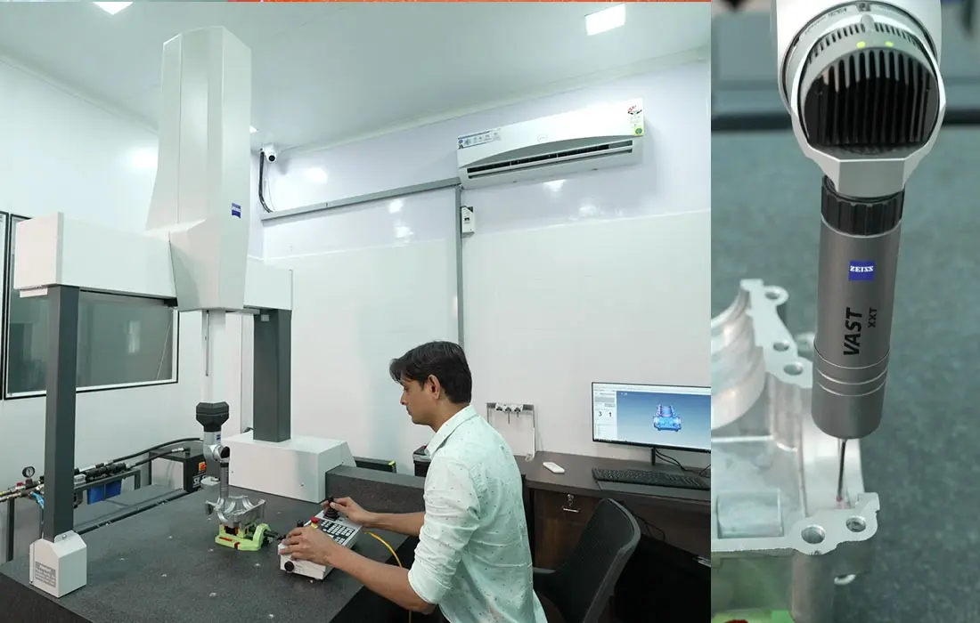 Coordinate Measurement Machine in the quality inspection area